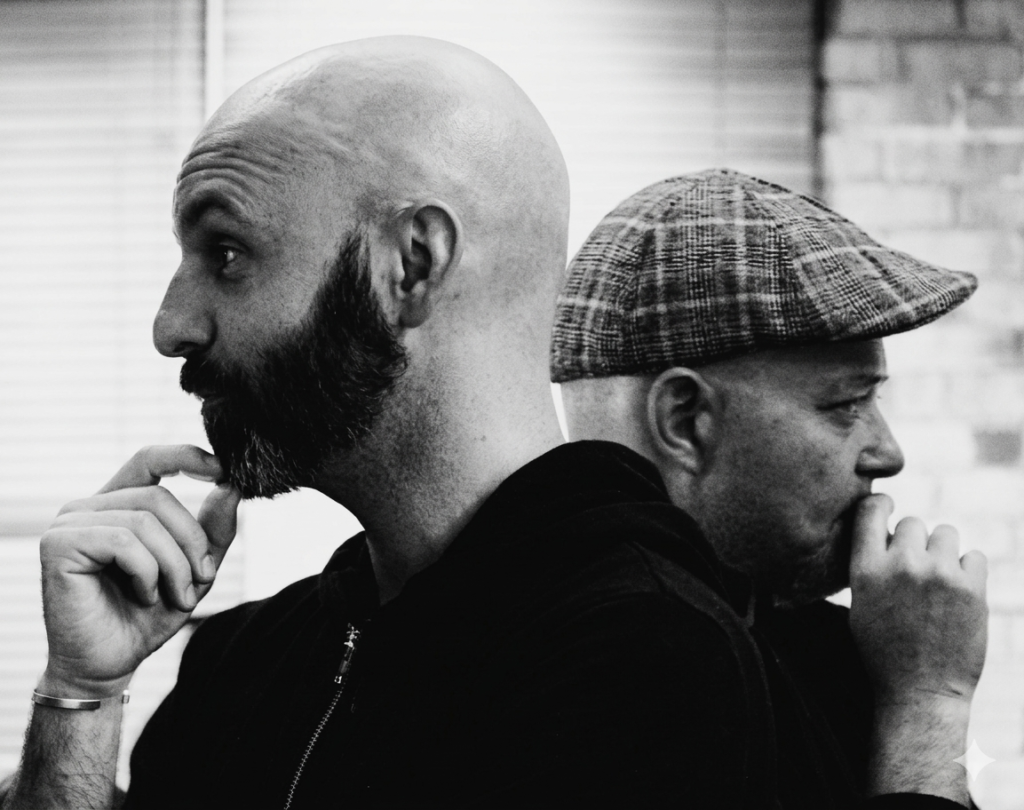 Mauro Colavecchi, Emilio Merone, co-founder and music producer at Boutique Music Production Company Synchromusic