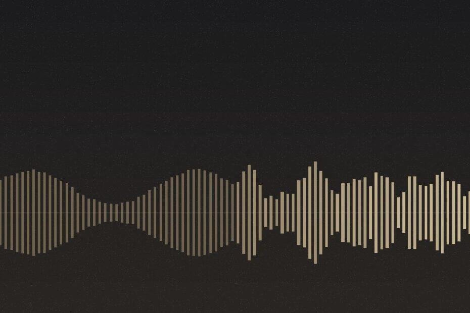 Editorial waveform graphic representing the contrast between AI-generated and human-made music