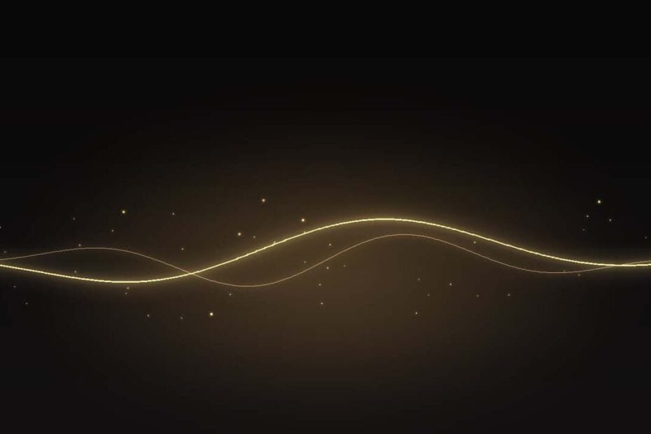 Sonic branding for luxury brands, minimal golden sound wave illustration by Synchromusic